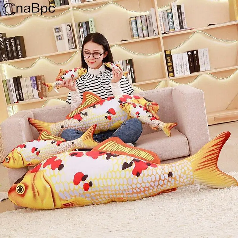 

20 см Мультяшные плюшевые игрушки для карпа, имитация рыбы, мягкие куклы, подушка, кавайная кукла для детей, подарок на день рождения