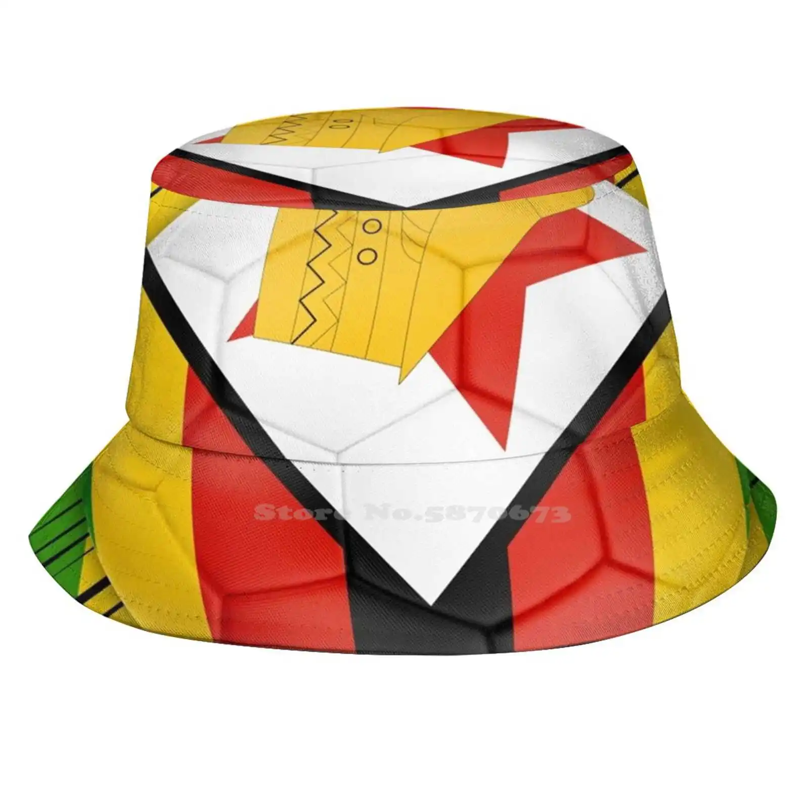 

Zimbabwe Football Country Flag Uv Protection Foldable Bucket Hats Women Men Zimbabwe Zimbabwean National Flag Competition