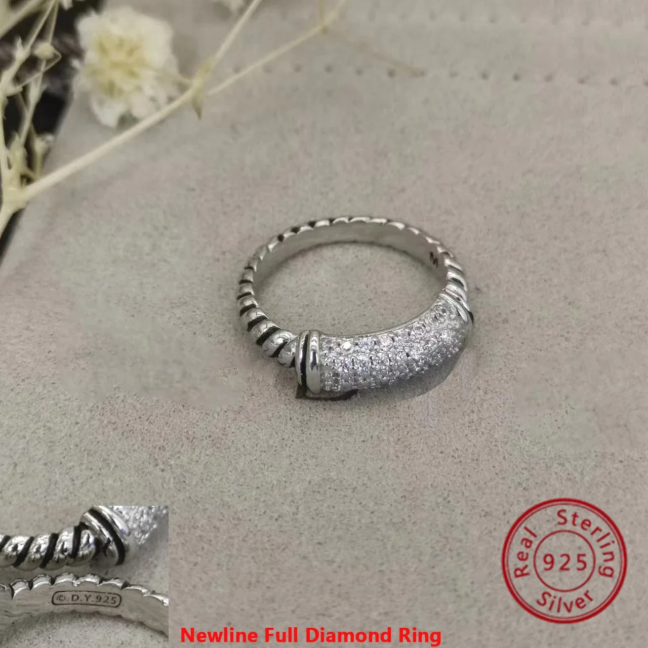 Высококачественное роскошное модное заявление с нашим новым серебряным кольцом