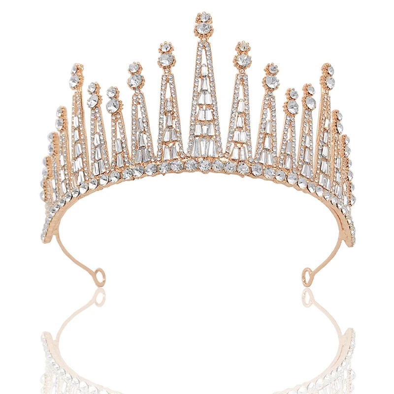 

Rhinestone Crown Bridal Headband Bridal Wedding Prom Birthday Hair Accessories