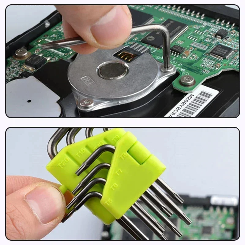 Набор шестигранных отверток 8 в 1 шестигранный ключ типа L с плоской шариковой