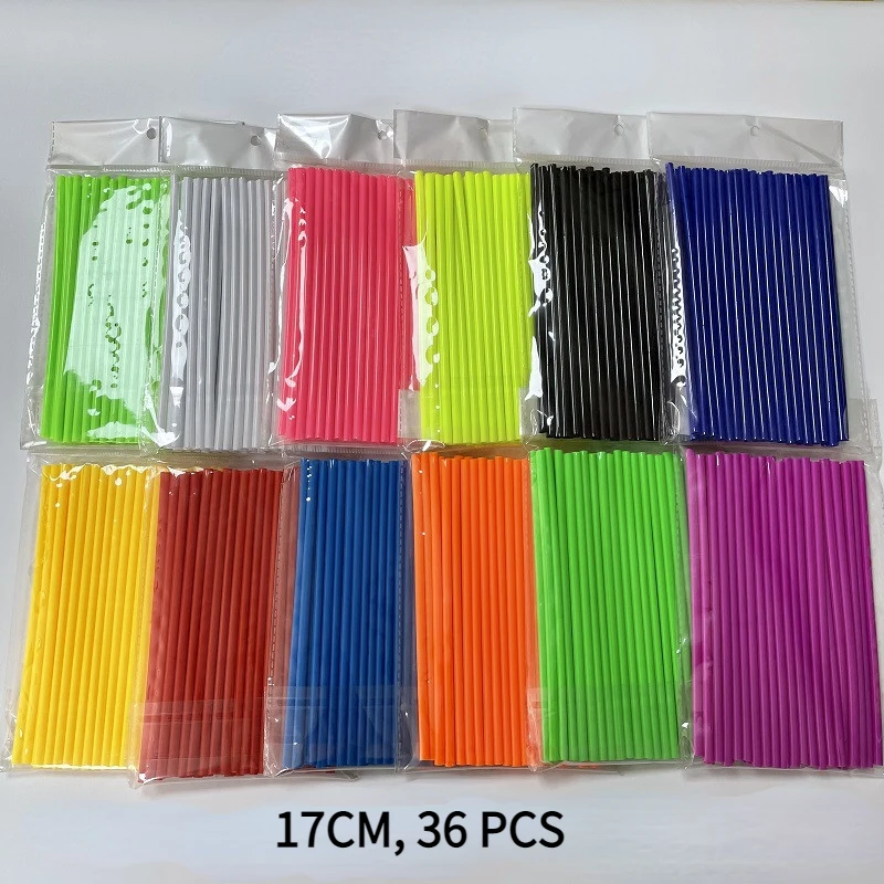 36 шт./комплект разноцветные Защитные Трубки для велосипеда мотоцикла горного