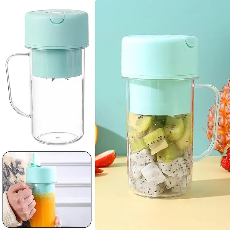 Blending Bottles Electric Portable Blender Fresh Fruit Juicers With Straw Bottle Multifunction Chopper For Men Women Sports Home