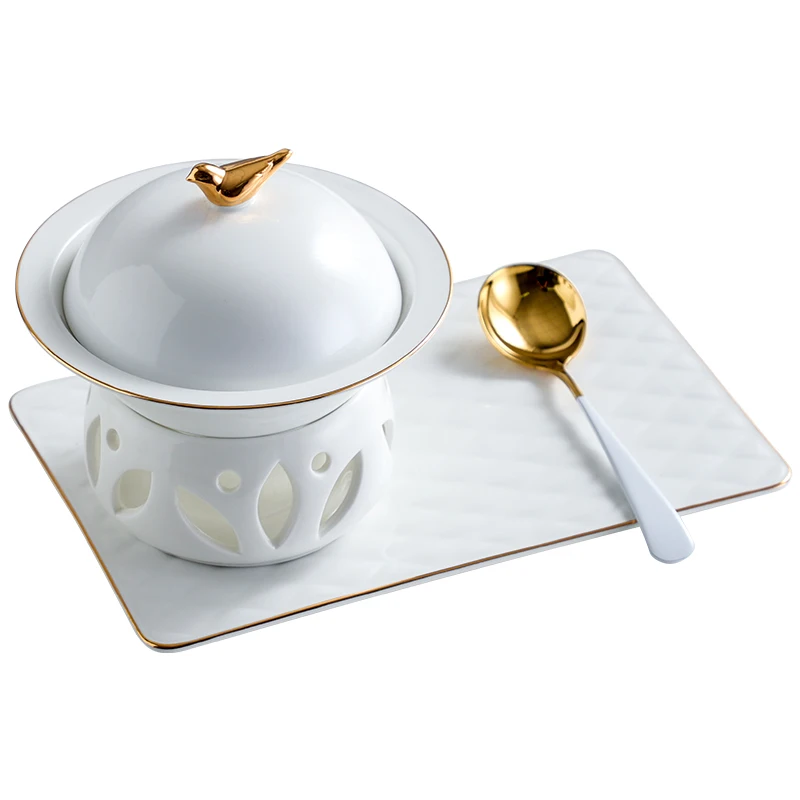 Приклеивающаяся тарелка с изображением проса рыбы крыльев птичьего гнезда