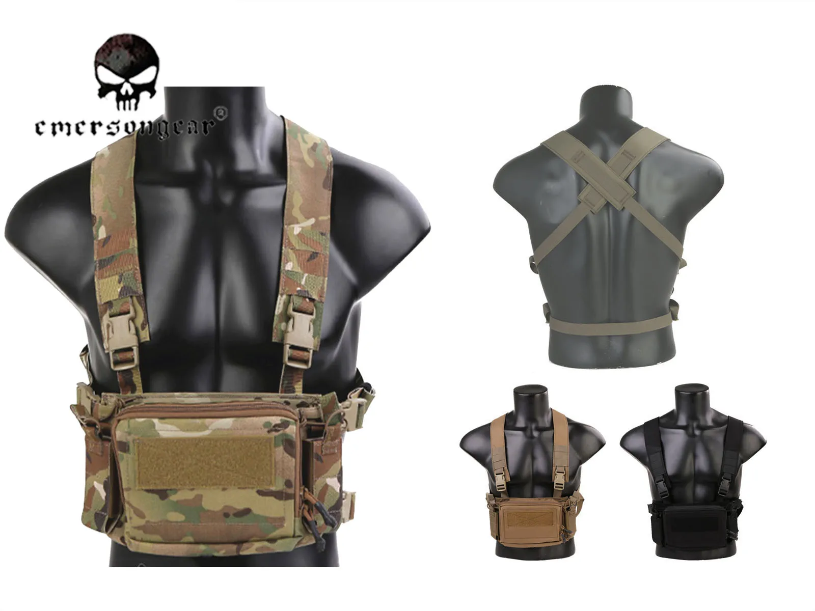 Emersongear-Micro Chest Rig Охотничий Жилет Mini Spiritus тактический носитель для страйкбола EM9557