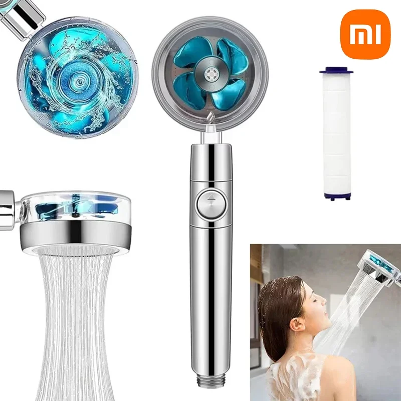 Xiaomi высокого давления вращение на 360 градусов насадка для душа турбовентилятор