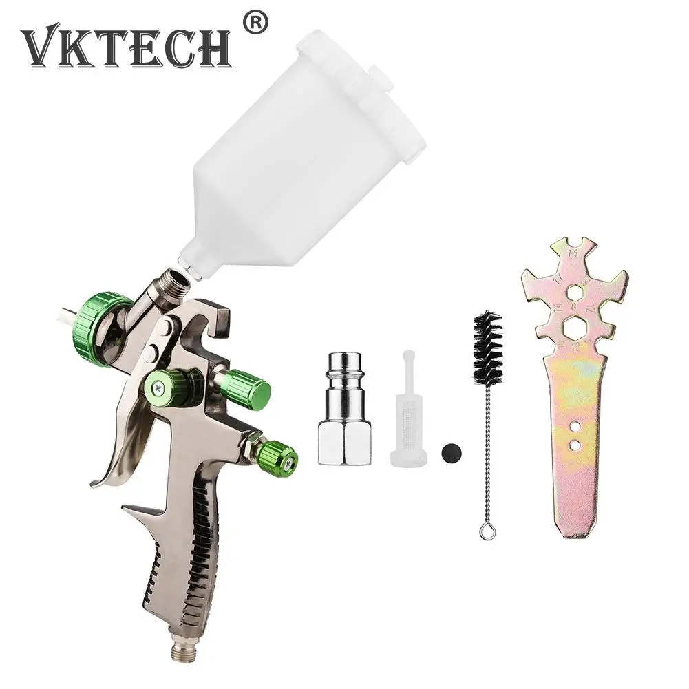 

Professional 600ml Spray Gun Paint Sprayer Low Pressure 1.3/1.8mm Nozzle Gravity Airbrush for Painting Car Furniture Tool