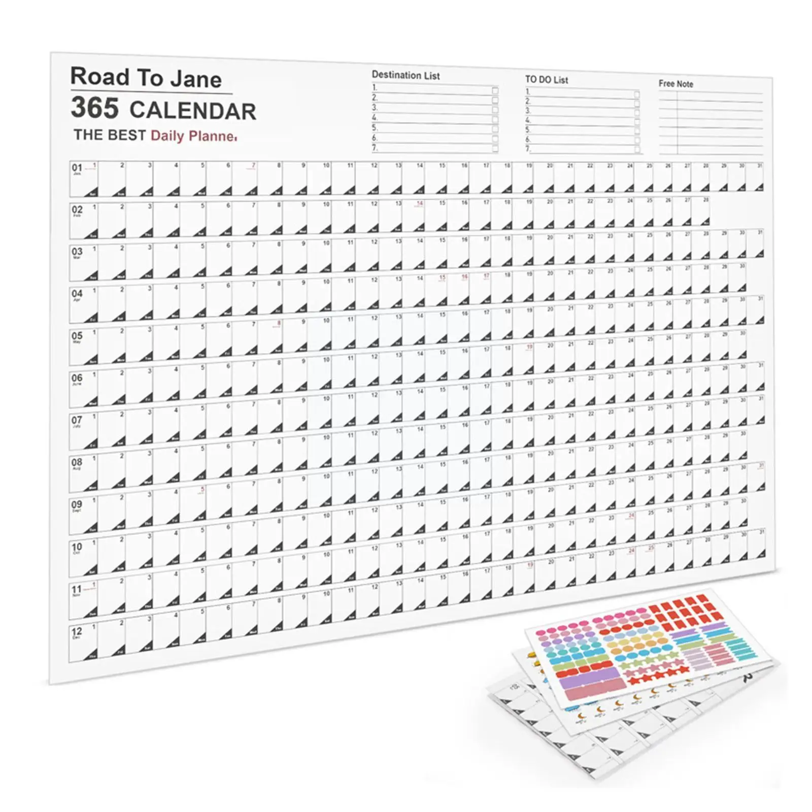 

Календарь 2023 года, простой ежедневный планировщик, листовой Органайзер на расписание, планировщик, ежегодный лист, еженедельный подвесной годовой Органайзер I0r1