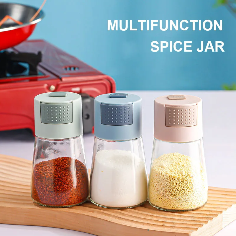 

5g Quantitative glass spice jar Salt and Pepper Shakers Kitchen Utensils Gadgets Sets Seasoning Organizers Containers Jar