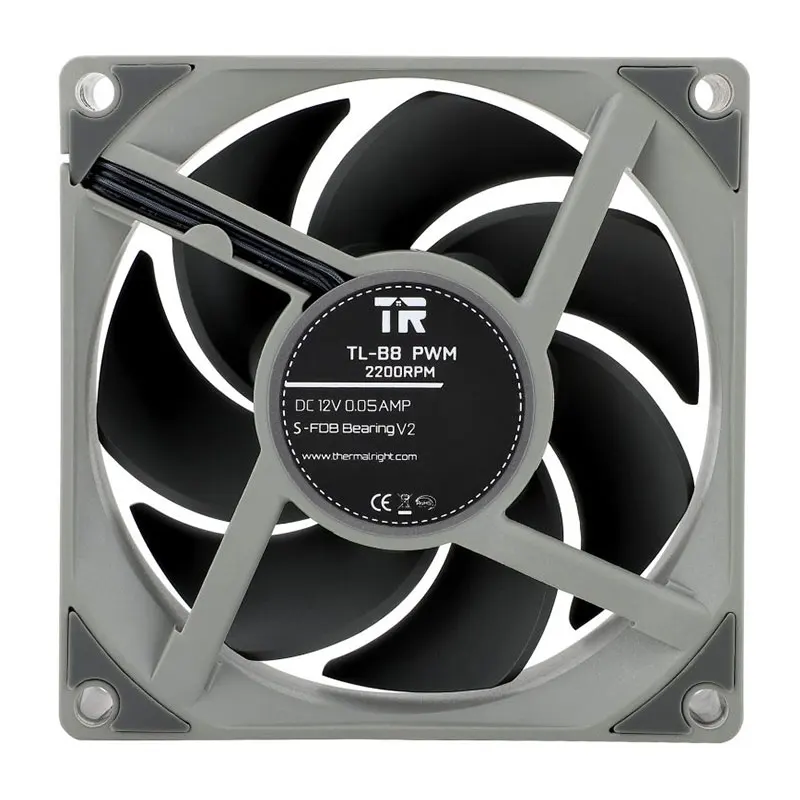 Вентилятор охлаждения корпуса Thermalright TL-B8 80X80X25 мм 2200 об/мин 4-контактный