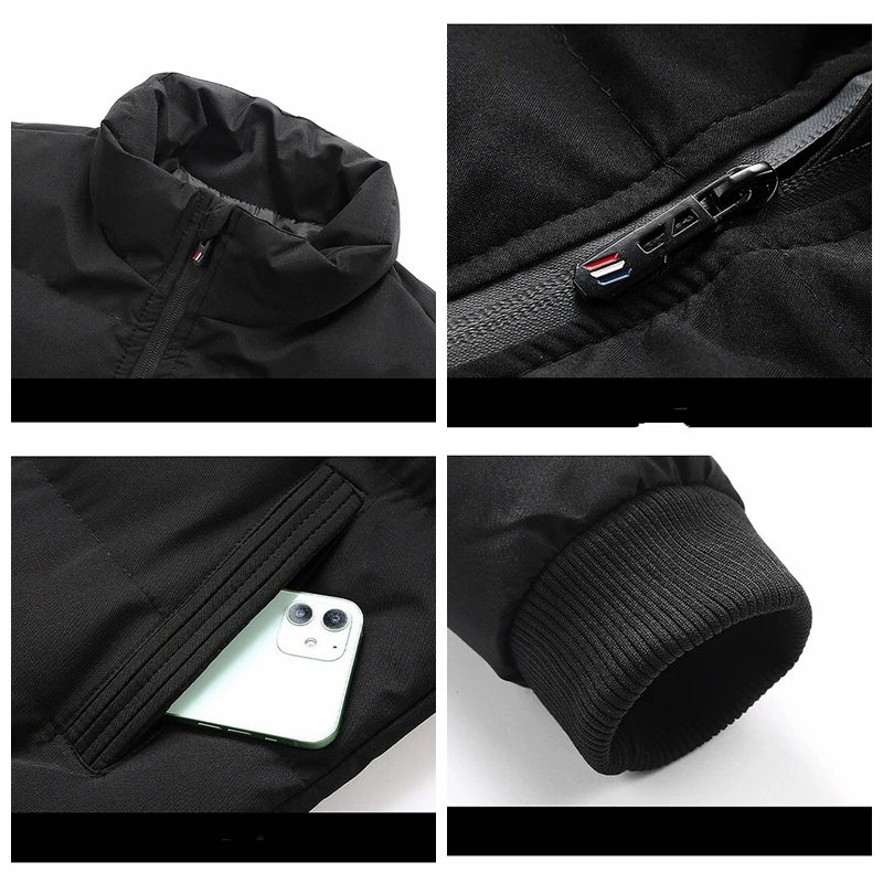 Autumn Winter 2022 New Men's  Jacket Thickened Thermal Cotton-padded Jacket Men Casual Fashion Coat Down Jacket