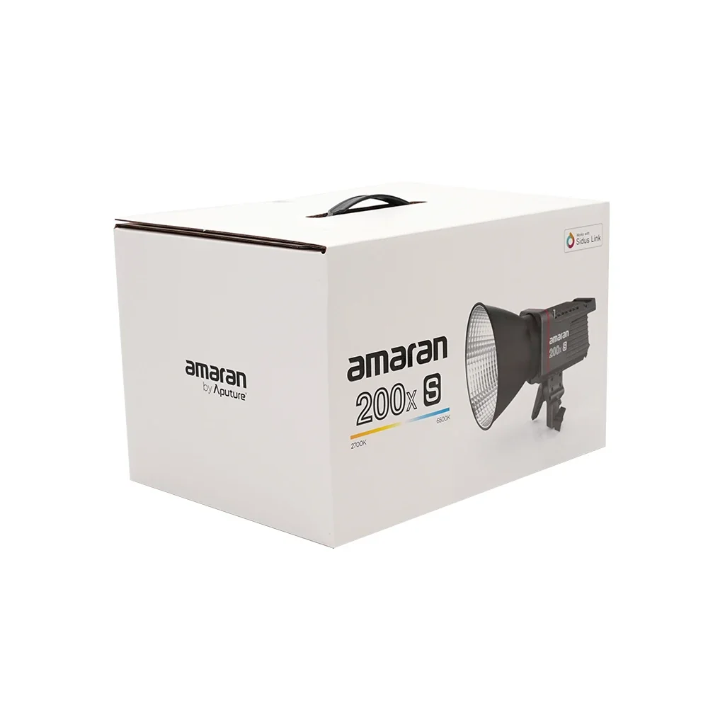 LED bicolor video Amaran 200X Serie S 200W 2700-6500K Bluetooth Control por fotografia ventilador Ultra silencioso