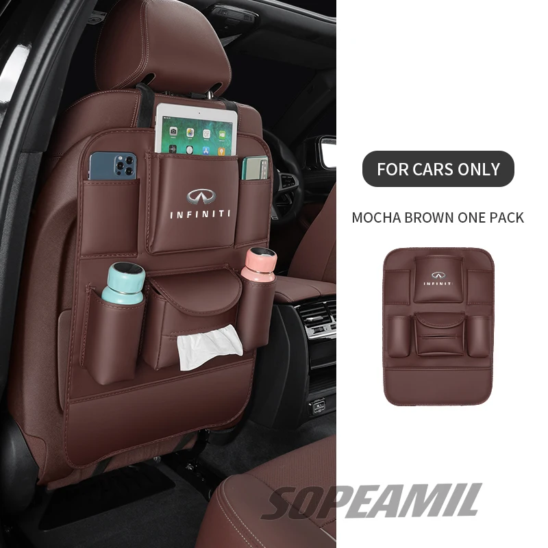 

Infiniti Q50 Q60S Q70 QX50 QX55 QX60 QX70 JX35 EX25 FX35 G37 M35 ESQ Сумка для хранения на спинку автомобильного сиденья Противоизносная противоударная накладка на заднее сиденье