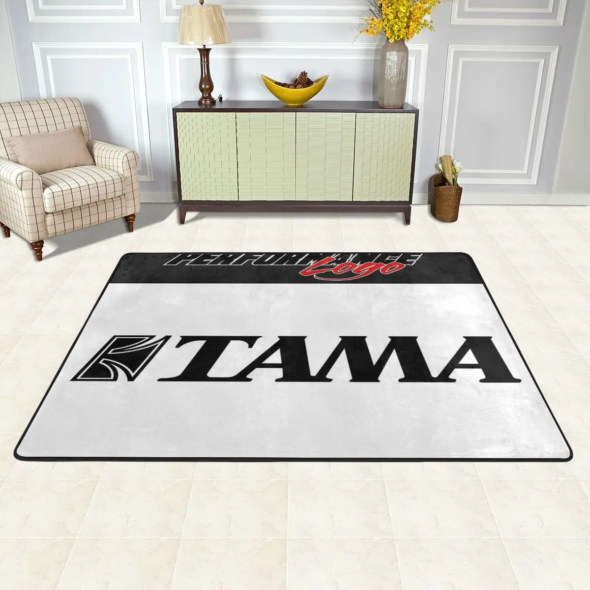 Барабан на 5 ковровых покрытий простой мультяшный ковер Современная скатерть