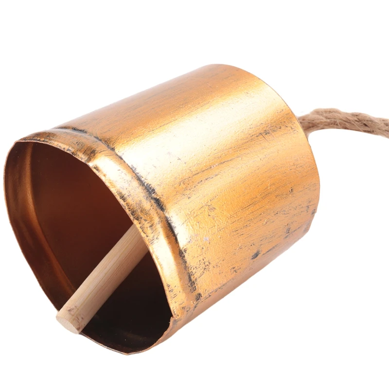 1 PCS Vintage Countryside Harmony Cow Bells Giant Bronze Cowbell Crafts