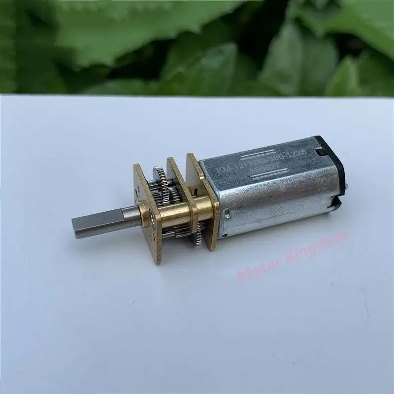 Микро Мини N30 полностью металлический редукторный двигатель постоянного тока 6 В-12 в 15 об/мин-30 об/мин медленная скорость высокий крутящий момент двигатель DIY робот-автомобиль