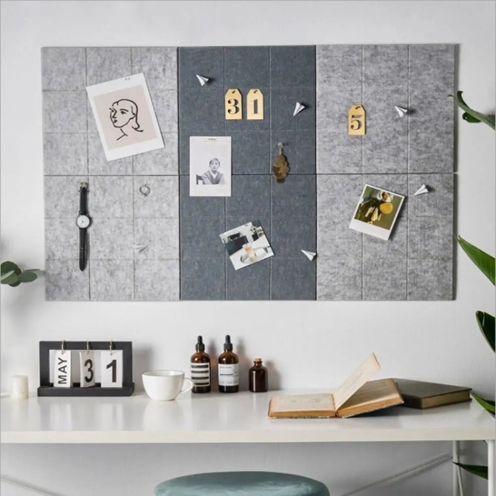 

Background Wall Photo Background Board Soundproof panel Painting Works Felt Display Board Notice Photo Felt Pin Board School