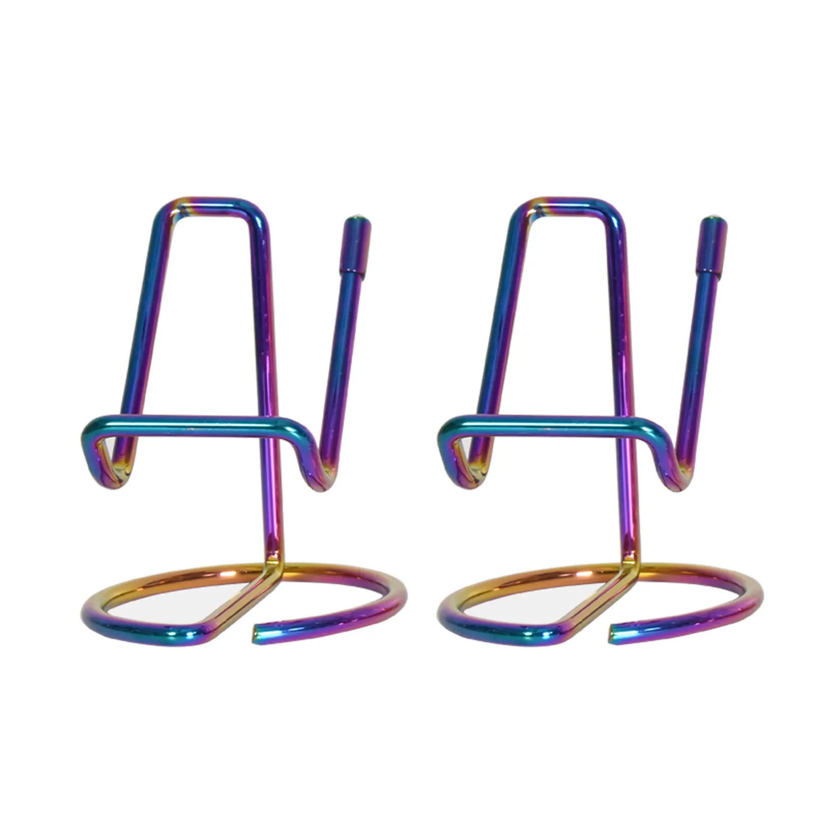 

Держатель для визиток большой вместимости для мужчин и женщин, металлическая подставка для телефона и планшета, многофункциональное украшение для хранения, 2 шт.