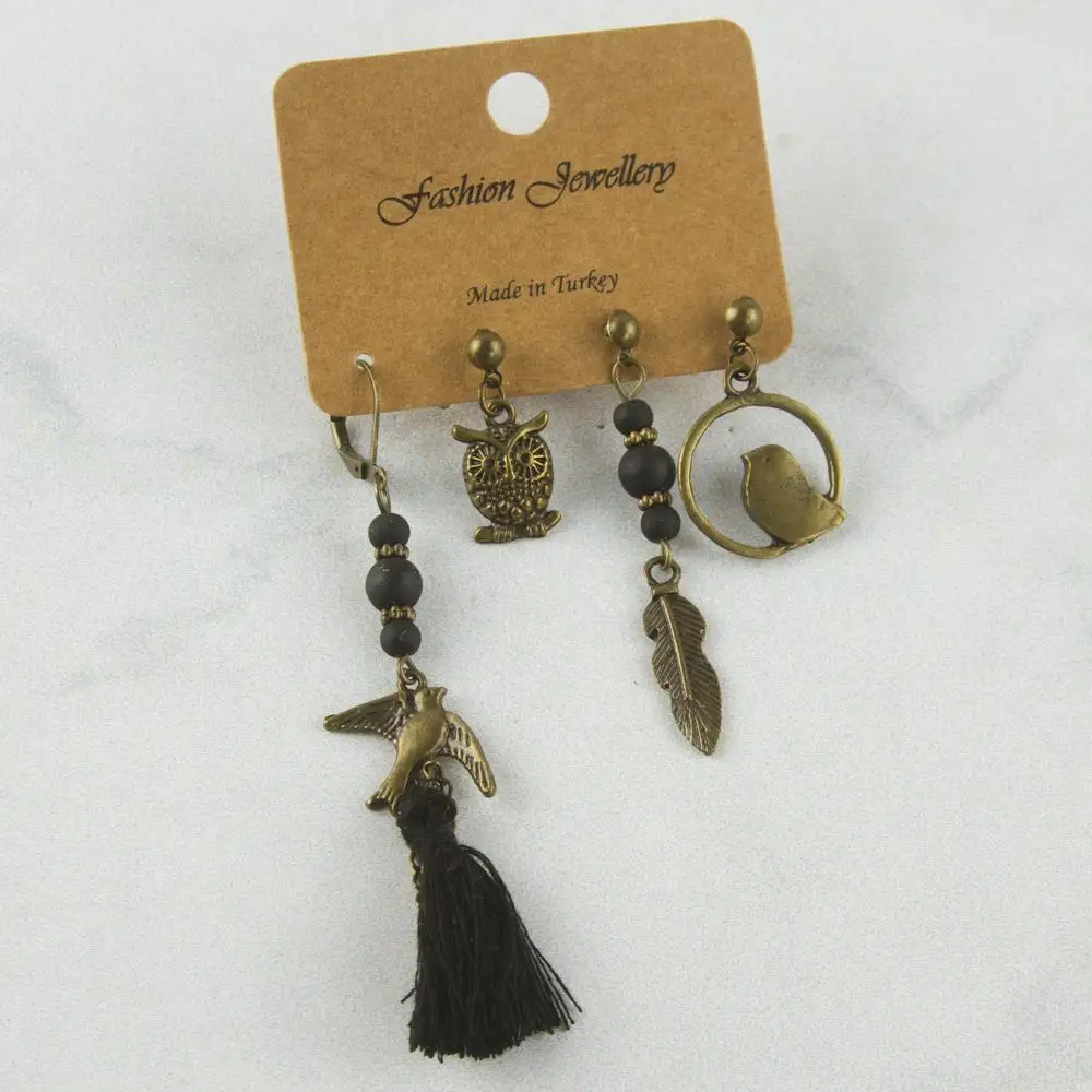 

Серьги в виде птиц 4 'lü