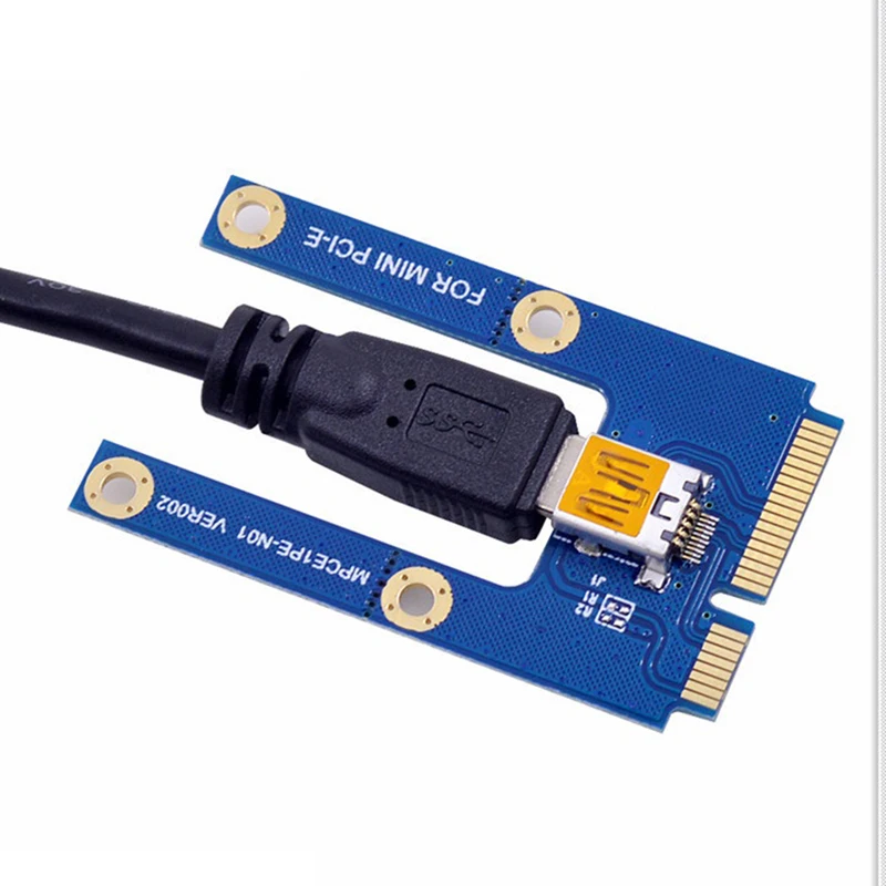 Mini PCIe to PCI Express 16X Riser для ноутбука Карта внешнего изображения EXP GDC BTC MPCIe PCI-E Slot Mining