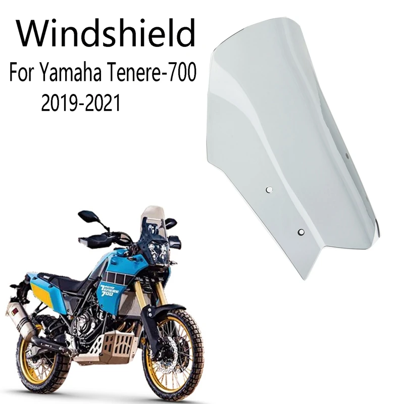 

Motorcycle Windshield Visor Wind Deflectors Protector for Yamaha Tenere-700 2019-2021