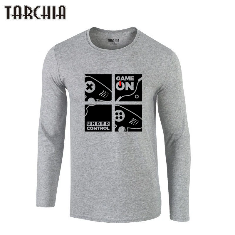 TARCHIA модная мужская футболка большого размера d новинка Мужская из 100% хлопка