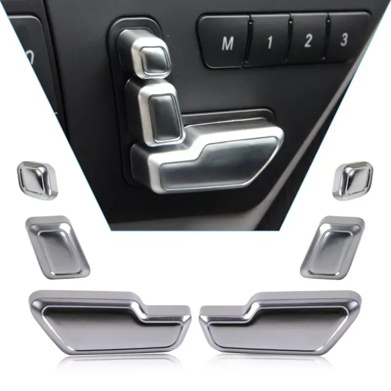 

Door Seat Adjust Button Switch Cover Trim Chrome -Benz W212 W166 W246 W204 W117 CLA260 W218 X204 X166