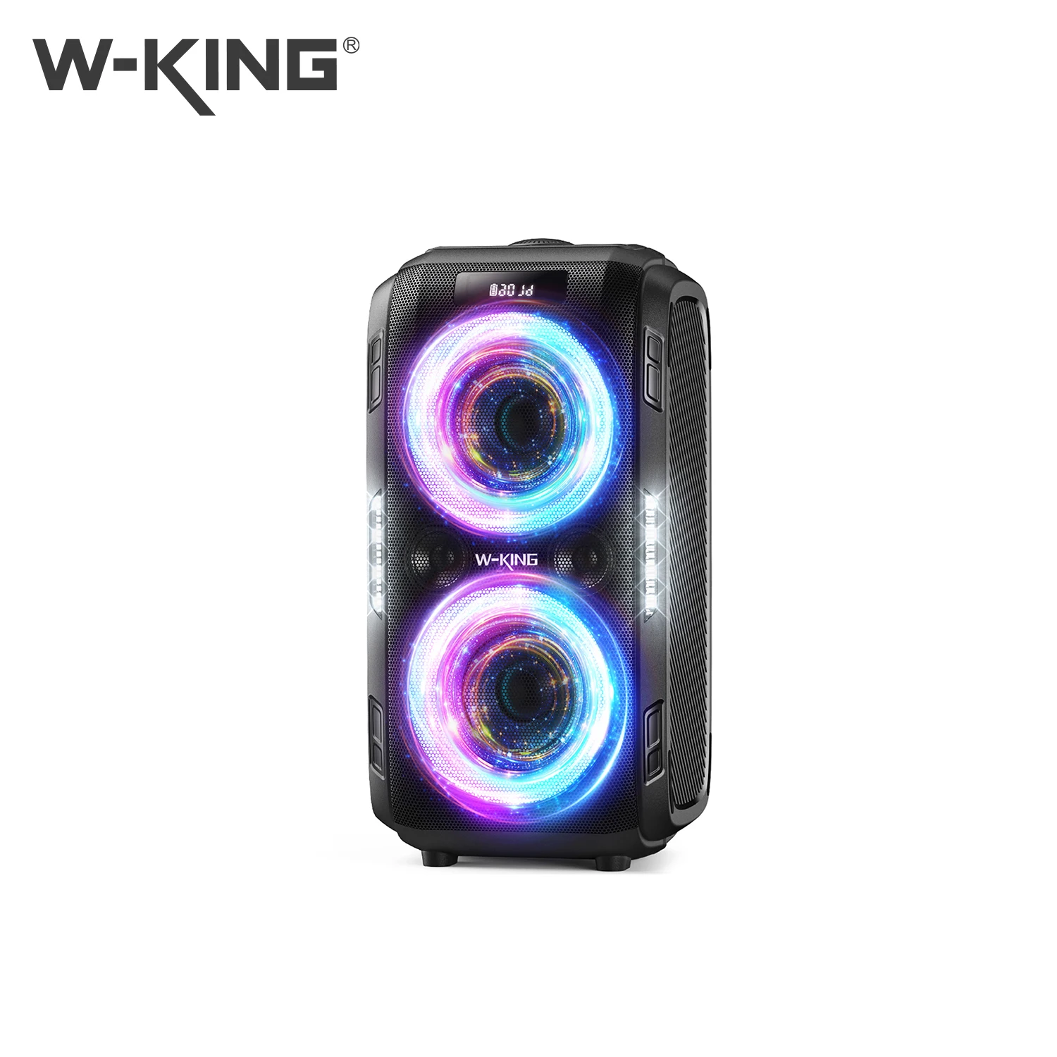 Фото Портативная Bluetooth-колонка W-KING T9PRO 120W RMS, самая громкая/мощная (120 дБ), с 12 настраиваемыми басами, BT5.3, беспроводная колонка-бумбокс для больших вечеринок №1