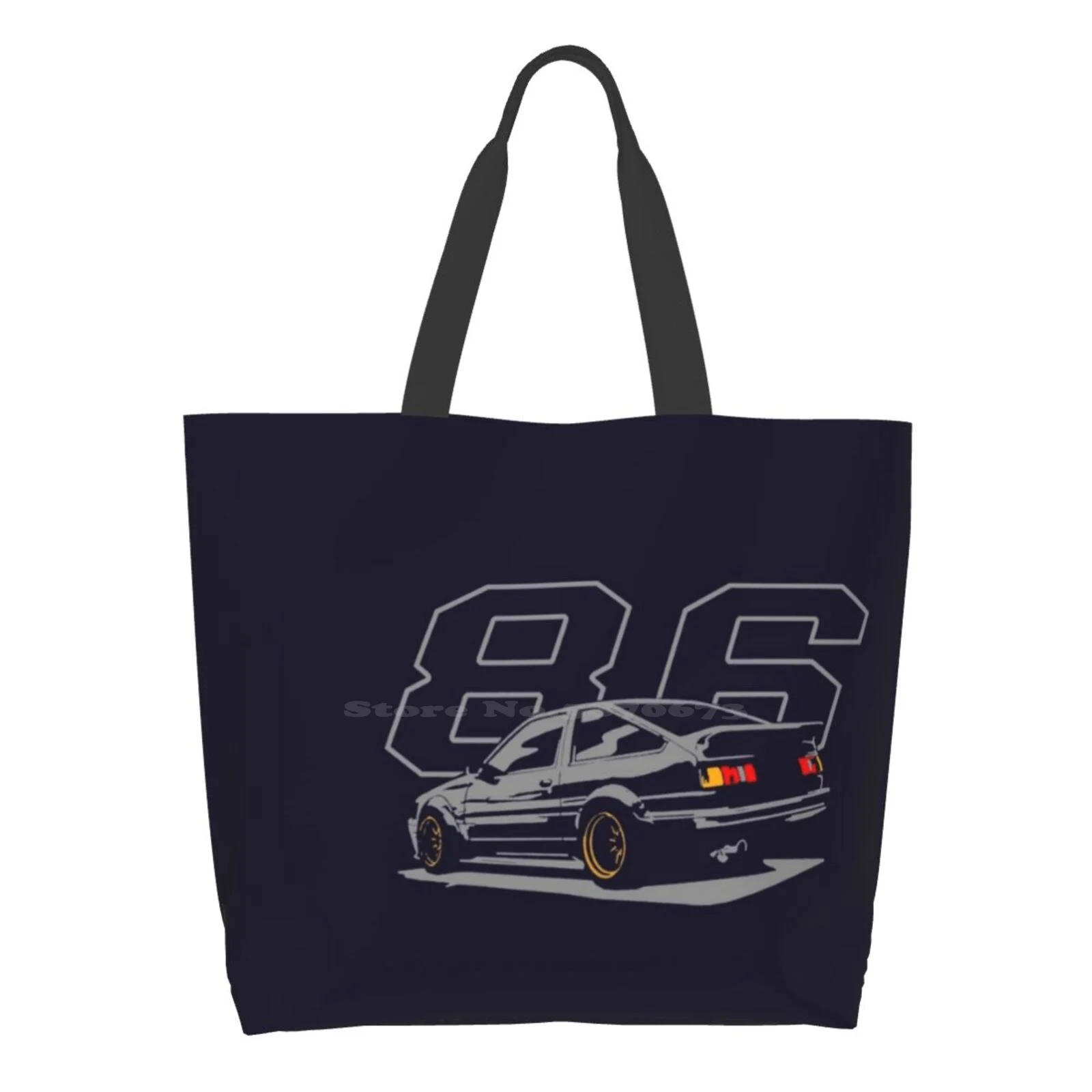 

Ae86 Classic Jdm Japanese Car Printed Casual Tote Large Capacity Handbags Ae86 Classic Jdm Japanese Car Racing Car Ae86