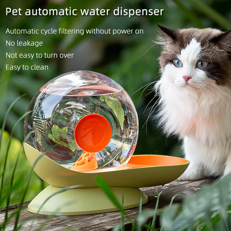 

2.8L Cat Water Fountain Filter Automatic Cycle Filtering Without Charging Snail Water Dispenser Dog Pet Filter For Drinkers Cats