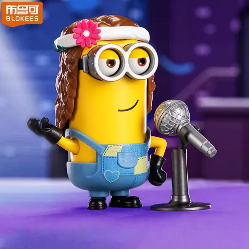 Фото Конструктор Blokees Minions Magic Edition: Фабрика джема, 3D-модель микро-сцены, версия 1, набор для сборки персонажей мультфильмов №4