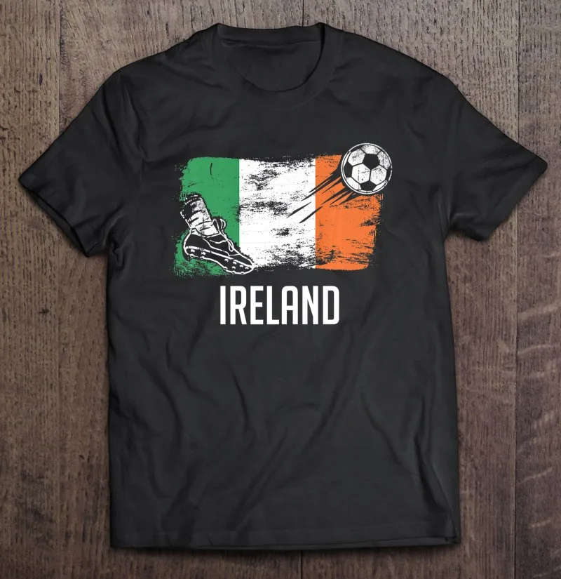 

Ireland Flag Jersey Ireland Soccer Team Ireland Premium T Shirt For Men Couples T-Shirt T Shirt Anime Men's Cotton T-Shirt Top