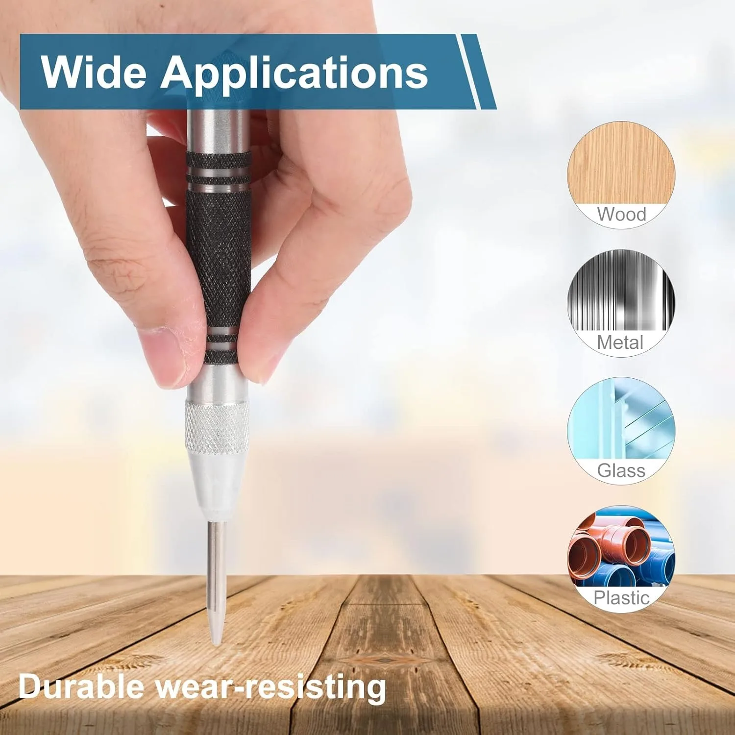 2 шт. пружинный автоматический центральный перфоратор инструмент для