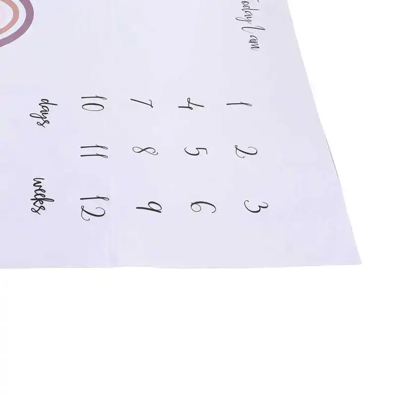 Детское одеяло Milestone реквизит для фотосъемки новорожденных месячное детского