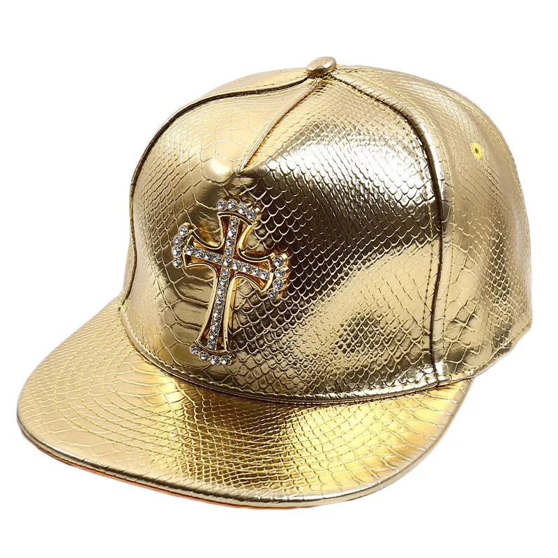 Men Women Youth Baseball Caps Snapback Hats Adjustable Hip Hop Flat Brim Shiny Glittery Bonnets Free Shipping Performance Party