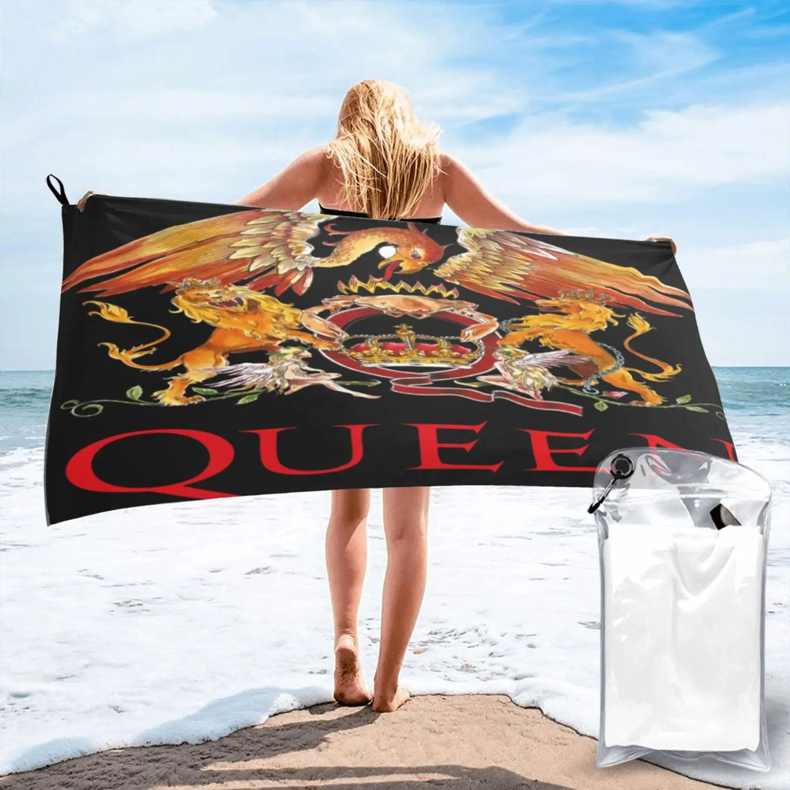 

Пляжное полотенце QUEEN Band Legend, махровое полотенце s, полотенце для лица, полотенце для рук s, халат, женское полотенце для волос, комплект мебел...