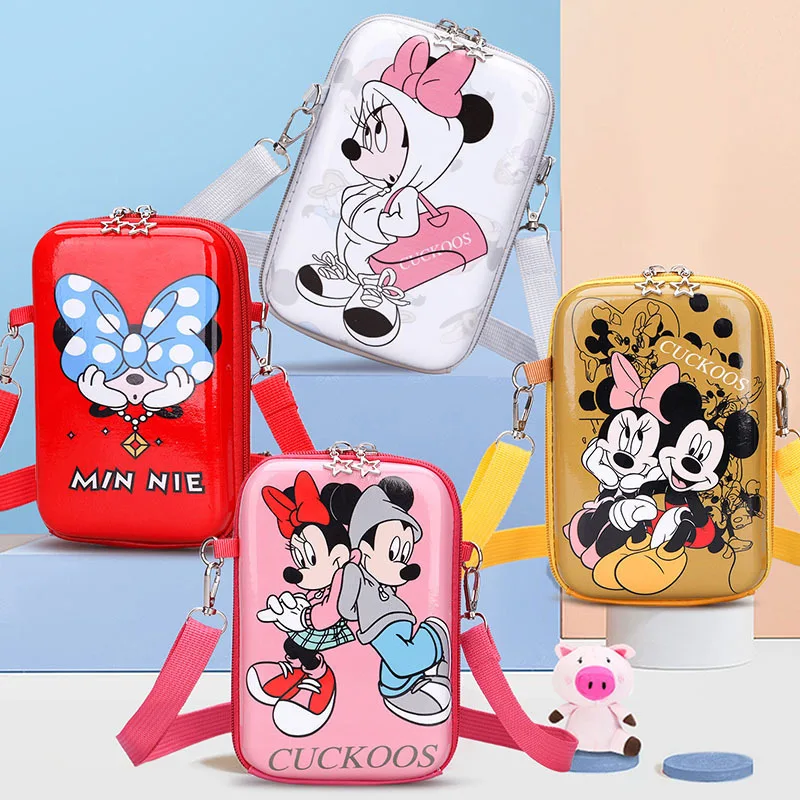 

Disney Women's Bag Mickey Mouse Cartoon Pictures Shoulder Bags Cute Girl Messenger Bag Coin Purse Fashion Anime Women Bags Gifts