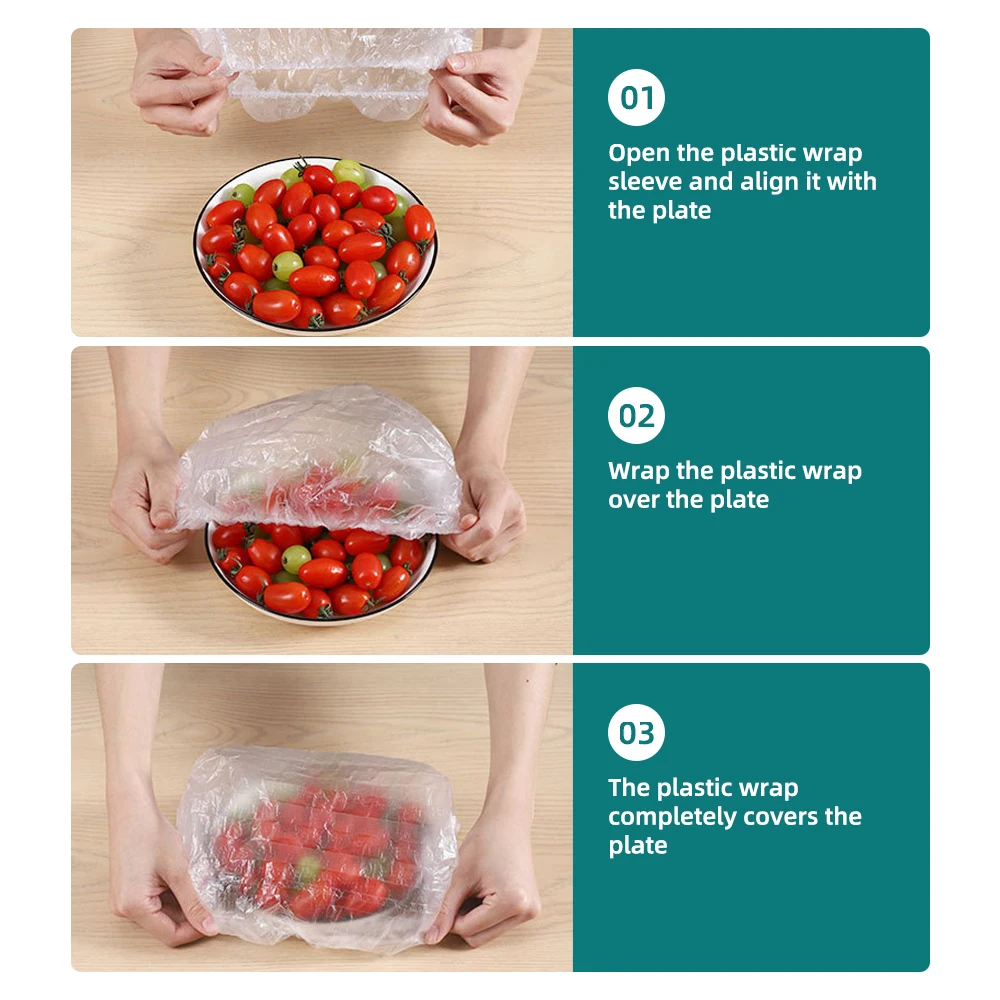 Reusable Food Storage Cover Plastic Disposable Elastic Covers for Bowls Cups Plate Lid Fresh Keeping Kitchen Supplies | Дом и сад