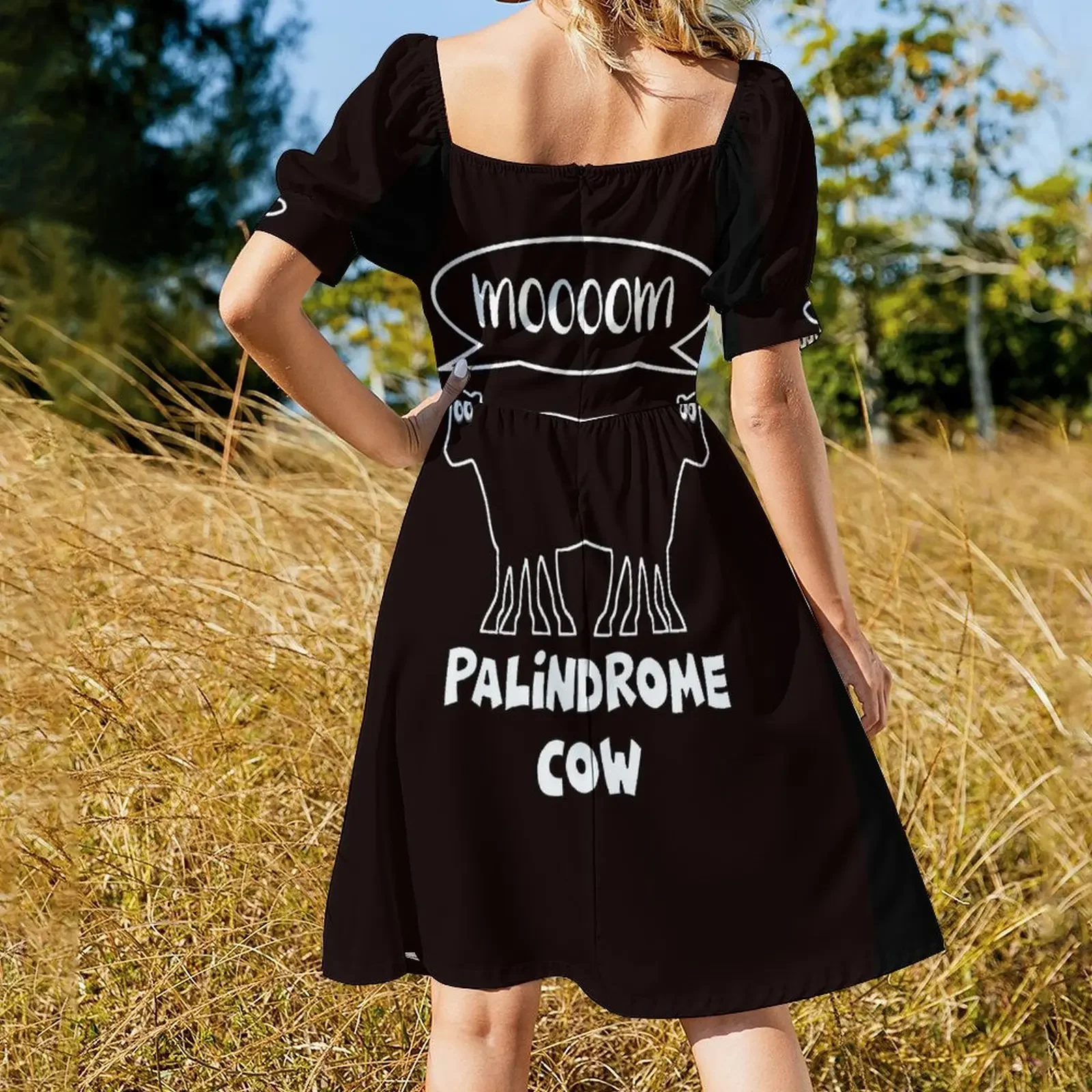 Palindrome Cow Dress платье женское элегантное роскошное