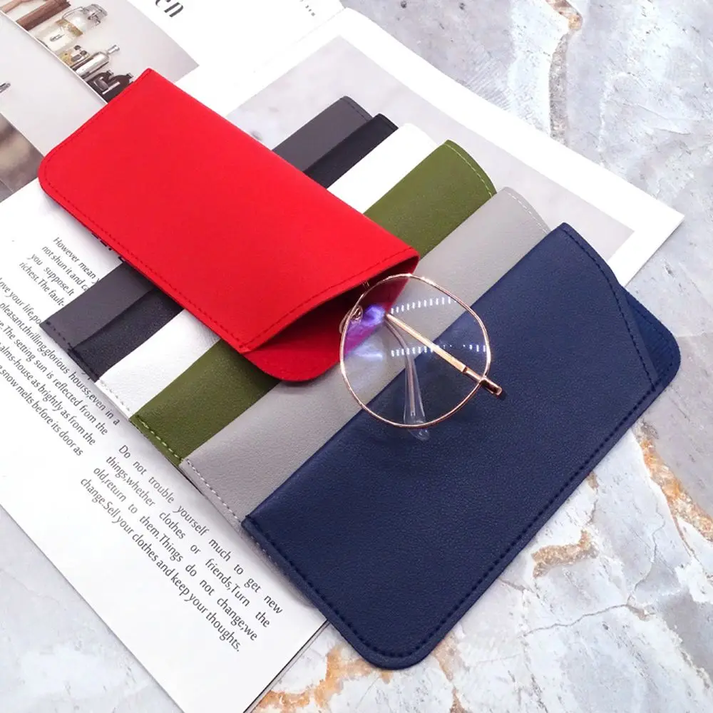 

1Pcs PU Leather Glasses Bag Protective Case Cover Portable Sunglasses Case Box Unisex Reading Eyeglasses Pouch Eyewear Protector