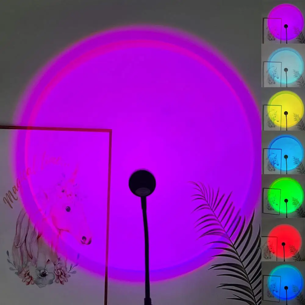 Настенный подарок на день Святого Валентина Tik Tok Live Rainbow лампа для проектора