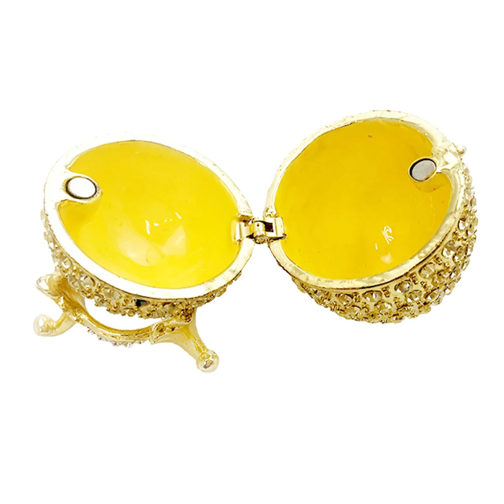 2022 New Enamel Egg Jewelry Trinket Box Storage Organizer Wedding Favor Home Decor