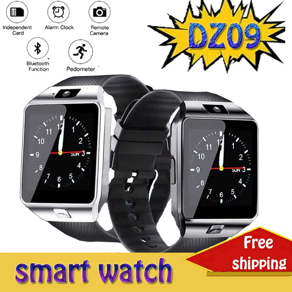 

DZ09 Smartwatch Sport waterproof Bluetooth watch 2G SIM Mobile phone TF Camera alarm clock heart rate monitoring pedometer watch