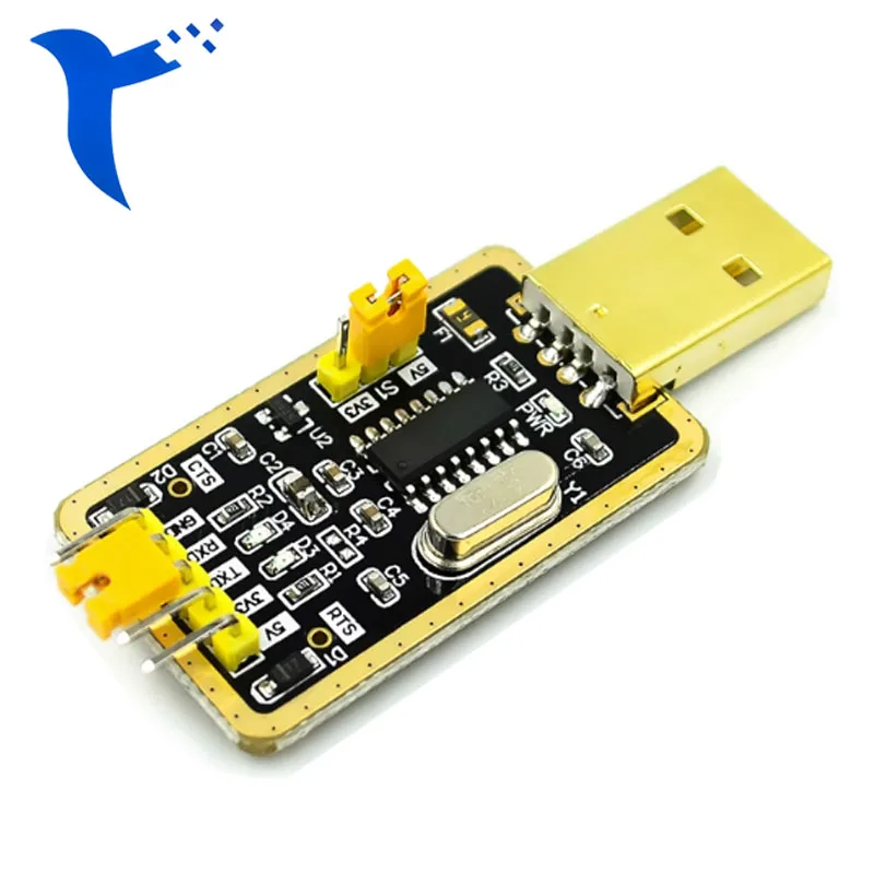 CH340G RS232L USB-модуль TTL для последовательного порта Zhongjiu, Модернизированная маленькая плата, TTL-кабель для вспышки