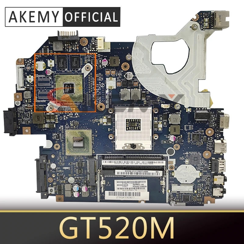 

Akemy Laptop motherboard For ACER Aspire 5750 5750G GT520M Mainboard P5WE0 LA-6901P MBBYL02001 HM65 N13M-GE3-A1