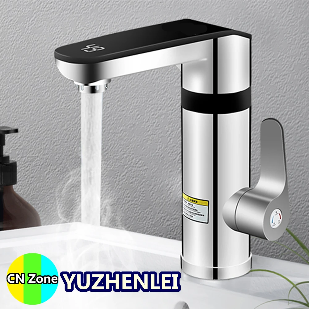 High Quality Instant Hot Water Faucet Electric Fast Heater Tap Tankless Heating 3KW Kitchen Washroom Office Cold-hot Dual-use