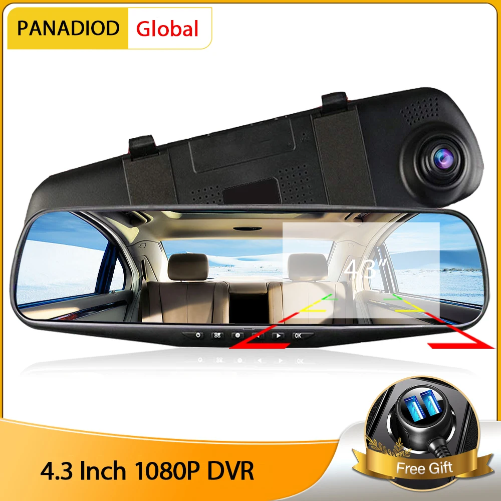 Автомобильный видеорегистратор с двумя USB-портами и объективами | Автомобили