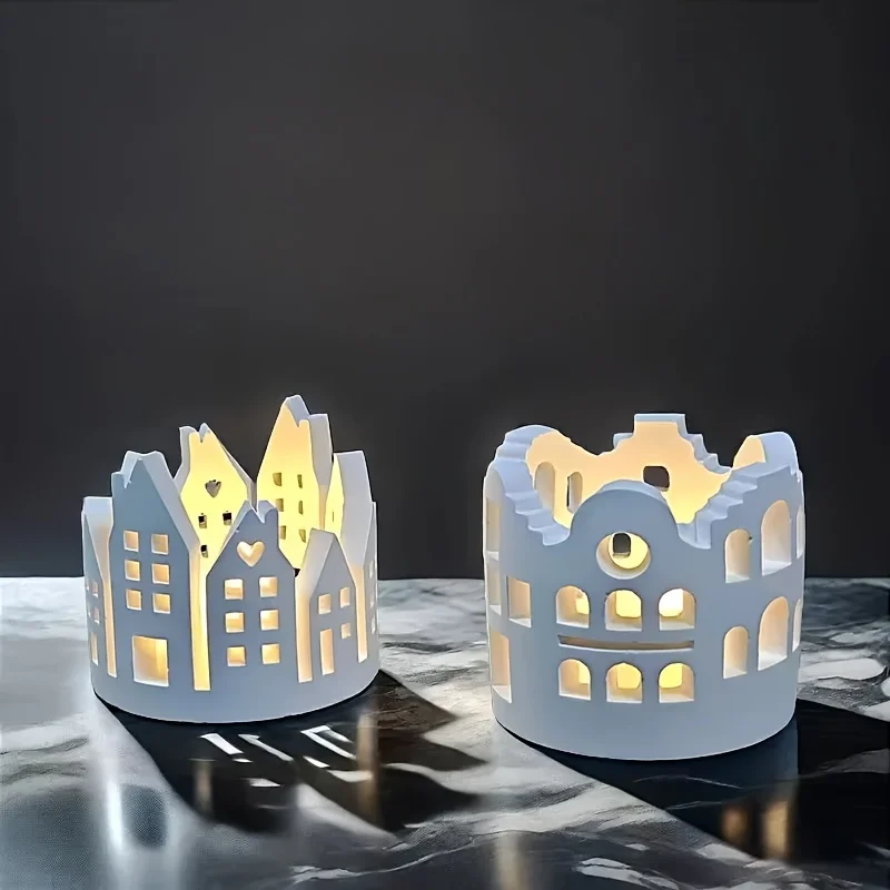 Силиконовая форма для изготовления свечей