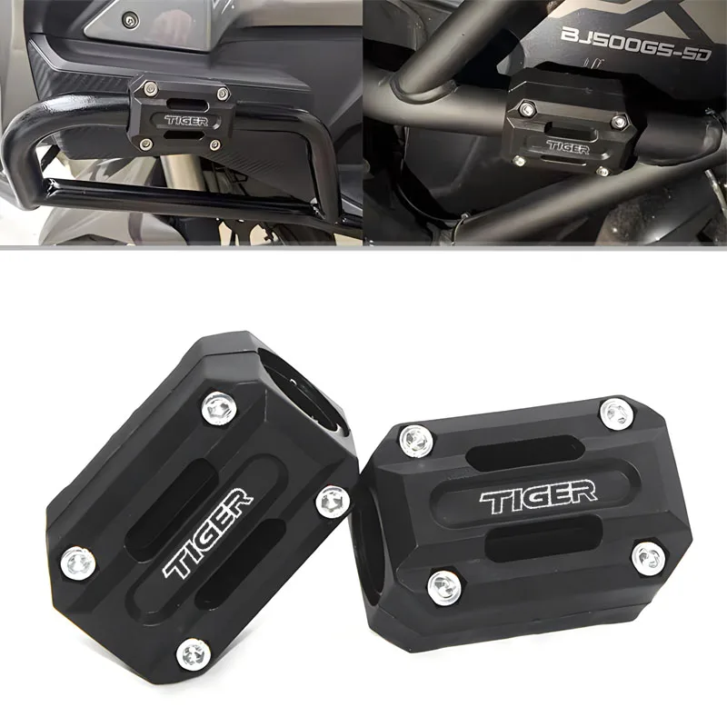 Фото Для Triumph Tiger 660 850 900 GT PRO Rally Explorer 1200 1200 XCA XC защита двигателя, аксессуары для защиты бампера 22 25 28 мм №1