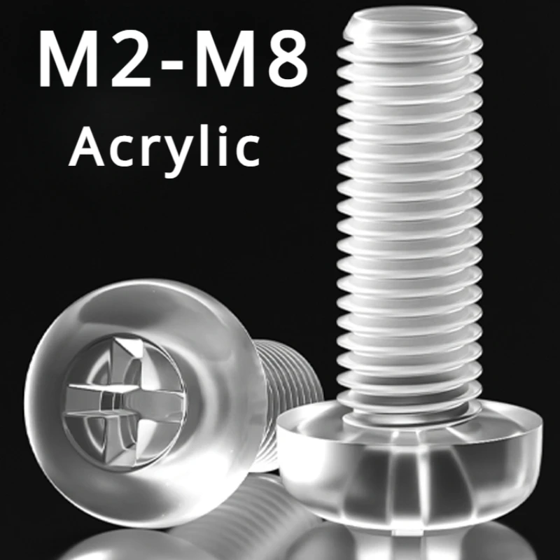 

Крестовые винты из акрила M2-M8